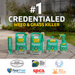 Spruce is the #1 credentialed weed and grass killer.