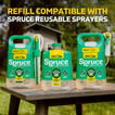 Spruce refill is compatible with Spruce reusable sprayers.