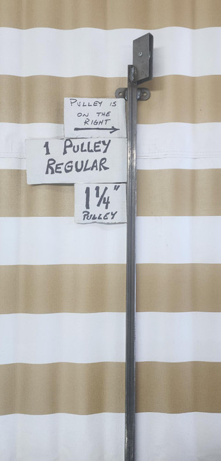 TRACK,FLOOR 1 PULLEY 55X3/4 REG STEEL BEARING