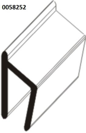 DOOR BUG SEAL, GREY 3/4" 24-1/2"PC