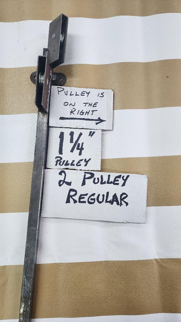 FLOOR TRACK W/ 2 PULLEYS - 3 STG