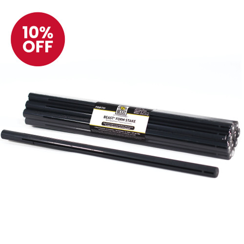 Beast® Form Stake - Protect Your Vapor Barrier From The Hazards Of Concrete Formwork | 10 Pack
