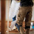 installer carrying stegocrawl wrap