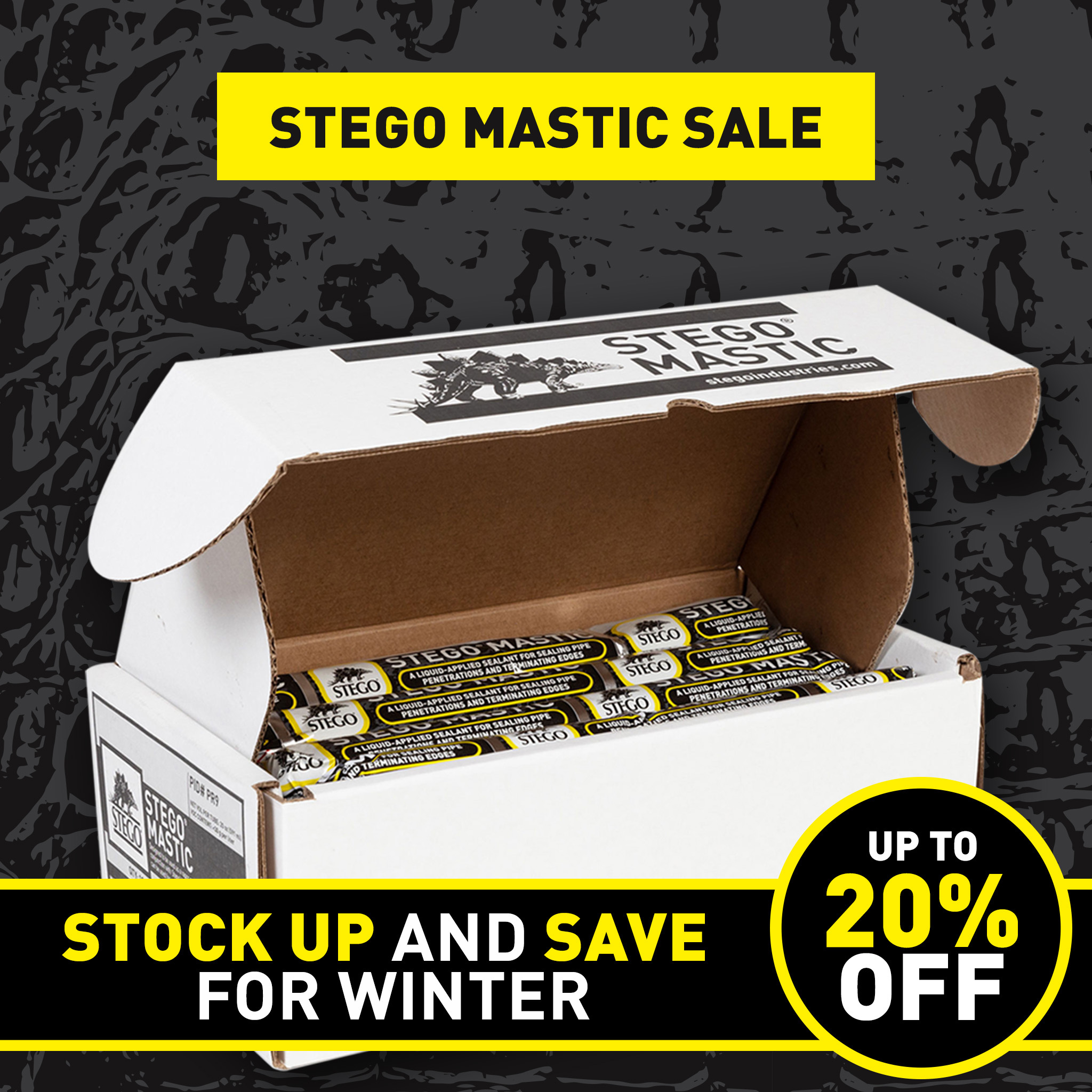 Stego Mastic limited-time savings promotion