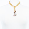 Baroque Pearl Chocolate Moonstone Lariat Necklace