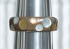 Brown Circle Mosaic Bangle