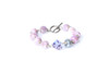 Pink and Purple Stone Bracelet