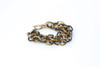 Gold and Gunmetal Link Bracelet