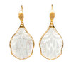 Mother of Pearl Fan Earring