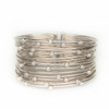 Sterling Cable Wire Cz Cuff