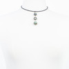 Triple Drop Labradorite Choker
