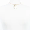 Mother of Pearl Diamond Choker