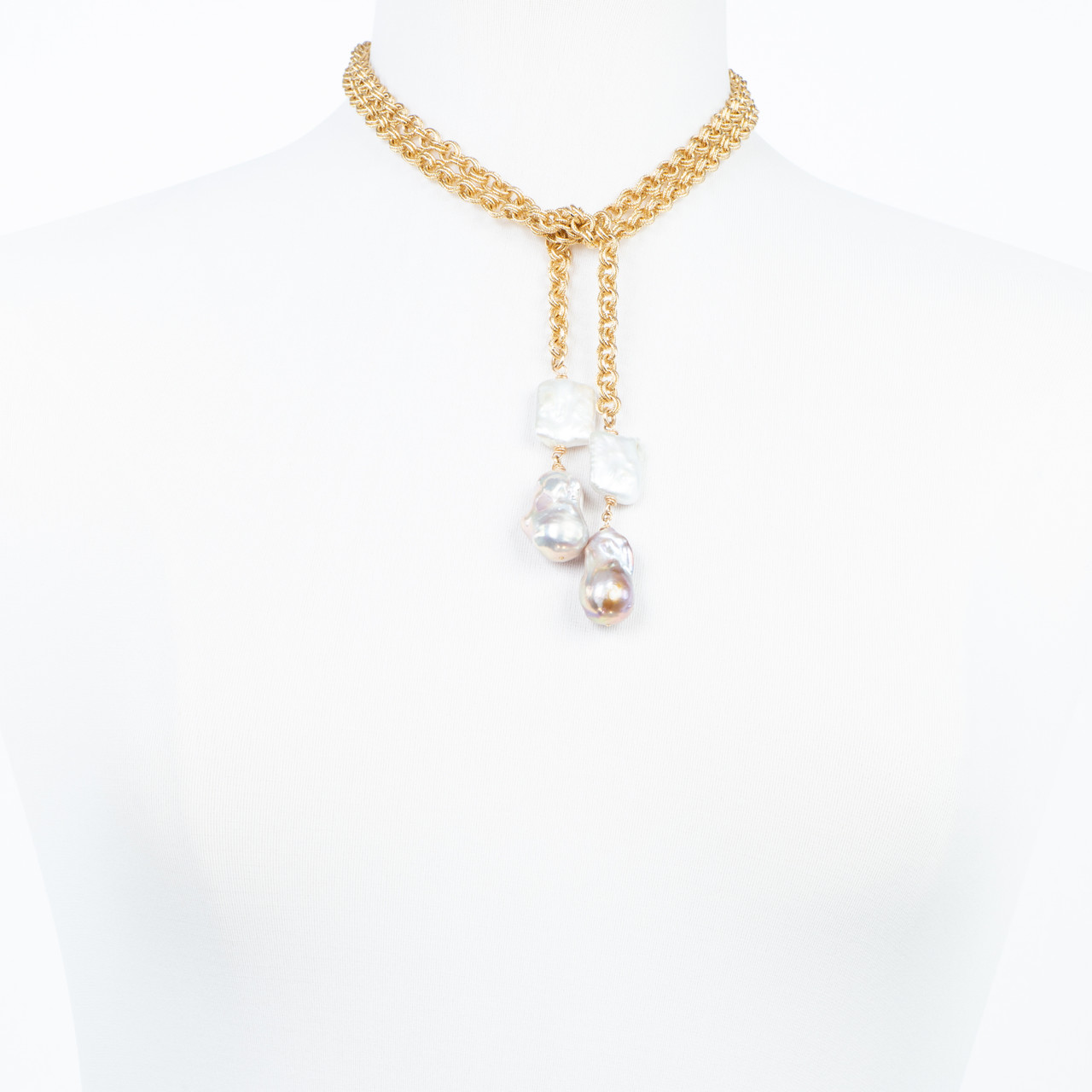 テ*ー様 ラリカ　Ｓクラス　Baroque Pearl Y Necklace バ テ*ー様 ラリカ Sクラス Baroque Pearl Y Necklace バ テ*ー様
