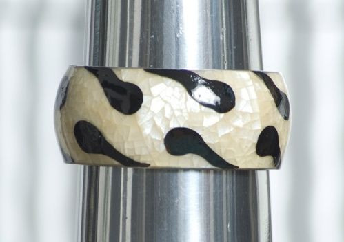 Black Rain Drops Bangle