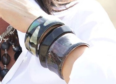 Oyster Shell Bangle