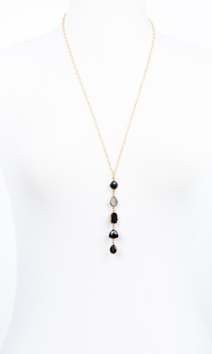 Druzy Onyx Necklace