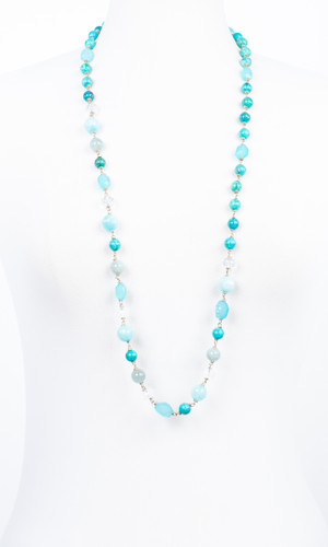 Shades of Blue Turquoise Necklace