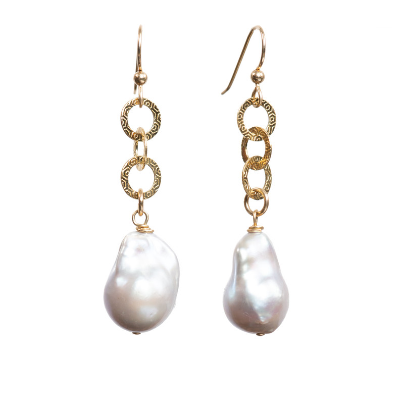 Baroque Pearl Earrings