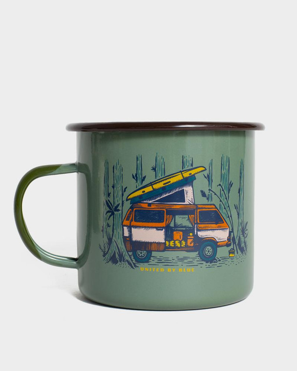 WEEKEND HIDEOUT ENAMEL MUG