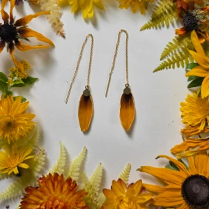 Black-Eyed Susan Threader Earrings- 14k GF