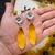 Black-Eyed Susan Earrings- Sterling Silver with Flower