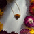 Coreopsis Flower Petal Choker Necklace- 14K GF