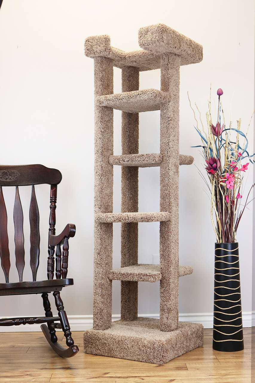 5 foot shop cat tower