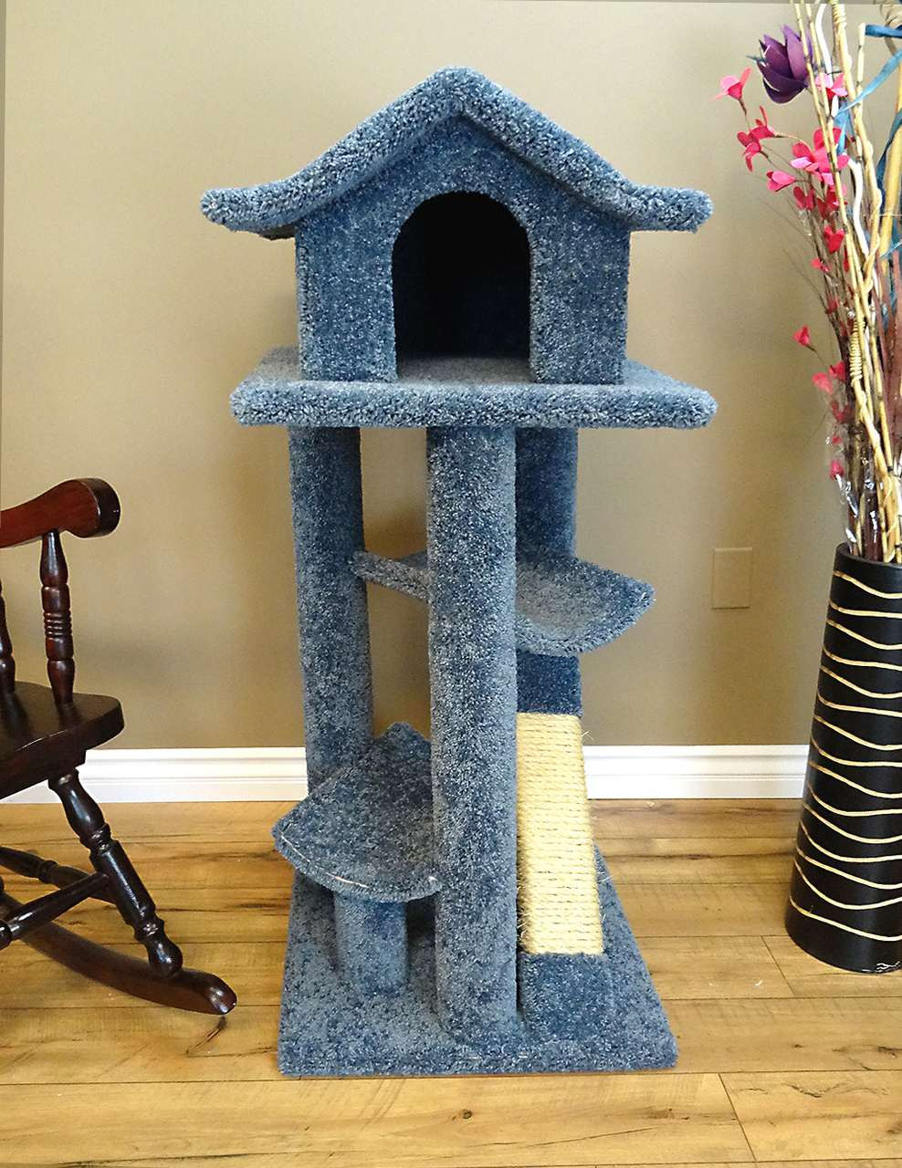 cat condo with hammock