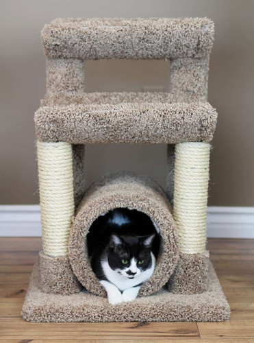 premier cat scratch and sleep furniture solid wood carpeted
