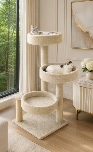 Cat Tree Tower built for large and heavy cats