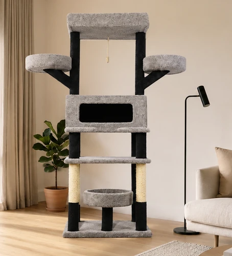 Extra Large Cat Tower built for multi-cat homes