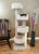 Large Cat Tree for Multiple Big Cats – Solid Wood Construction with Plush Carpet-Beige Large Cat Tree for Multiple Big Cats – Solid Wood Construction with Plush Carpet-Beige