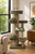 Unique Cat Tree Scratcher solid wood cat tree with premium carpet and natural sisal rope – 25″ W × 25″ D base, 50″ high