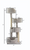 New Cat Condos Multi-Level Cat Tower – 55″ Tall, Solid Wood, Carpet & Natural Sisal Rope, for Large & Multiple Cats - with measurements New Cat Condos Multi-Level Cat Tower – 55″ Tall, Solid Wood, Carpet & Natural Sisal Rope, for Large & Multiple Cats - with measurements