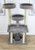Prestige Cat Trees  55" Gray Cat Tower-Top View