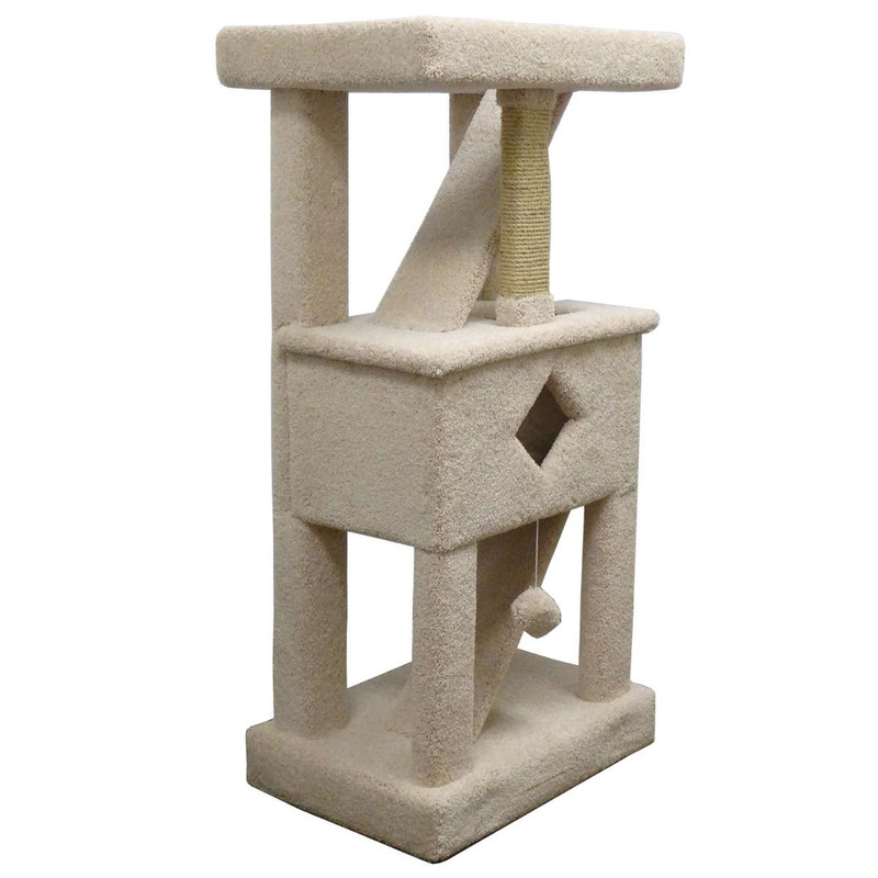 New Cat Condos Premier Solid Wood Cat Play Gym