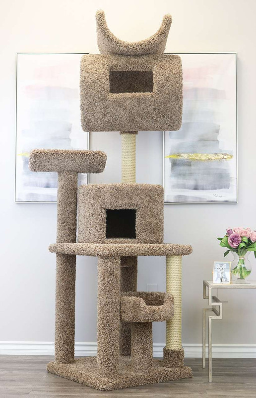Prestige Cat Trees 7 Foot Tall Carpeted 