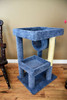 New Cat Condos Premier Cat Lounger for Big Cats in blue
