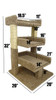 New Cat Condos Premier Triple Cat Perch measurements