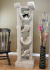 Premier Solid Wood 6-foot Skyscraper Cat Tree-Beige