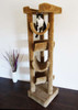 Premier Solid Wood 6-foot Skyscraper Cat Tree-Brown