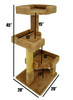 New Cat Condos Solid Wood Triple Kitty Tree measurements