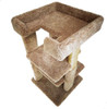 New Cat Condos 3 level 33 inch Cat Tree-Brown