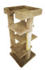 New Cat Condos 4 level 46 inch Cat Tree-Brown