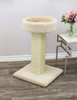 Prestige Cat Trees Solid Wood Large Cat Scratching Post and Sleeper in beige