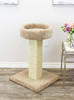 Prestige Cat Trees Solid Wood Large Cat Scratching Post and Sleeper in brown