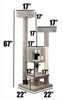 Prestige Cat Trees Purrfect Cat Condo Measurements