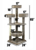 Prestige Cat Trees Main Coone Cat Tower Measurements