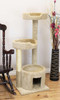 New Cat Condos Solid Wood Cat House -Beige