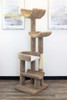 New Cat Condos Staggered Cat Tree-Brown